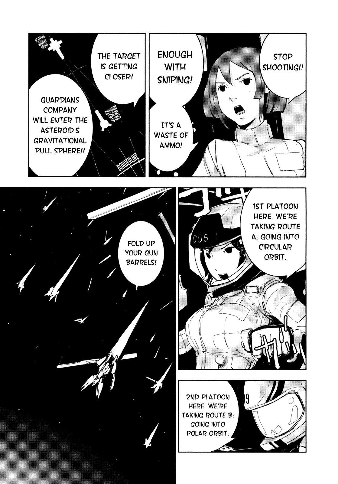 Sidonia no Kishi Chapter 23 page 13 - Chapter 23: Asteroid's Approach