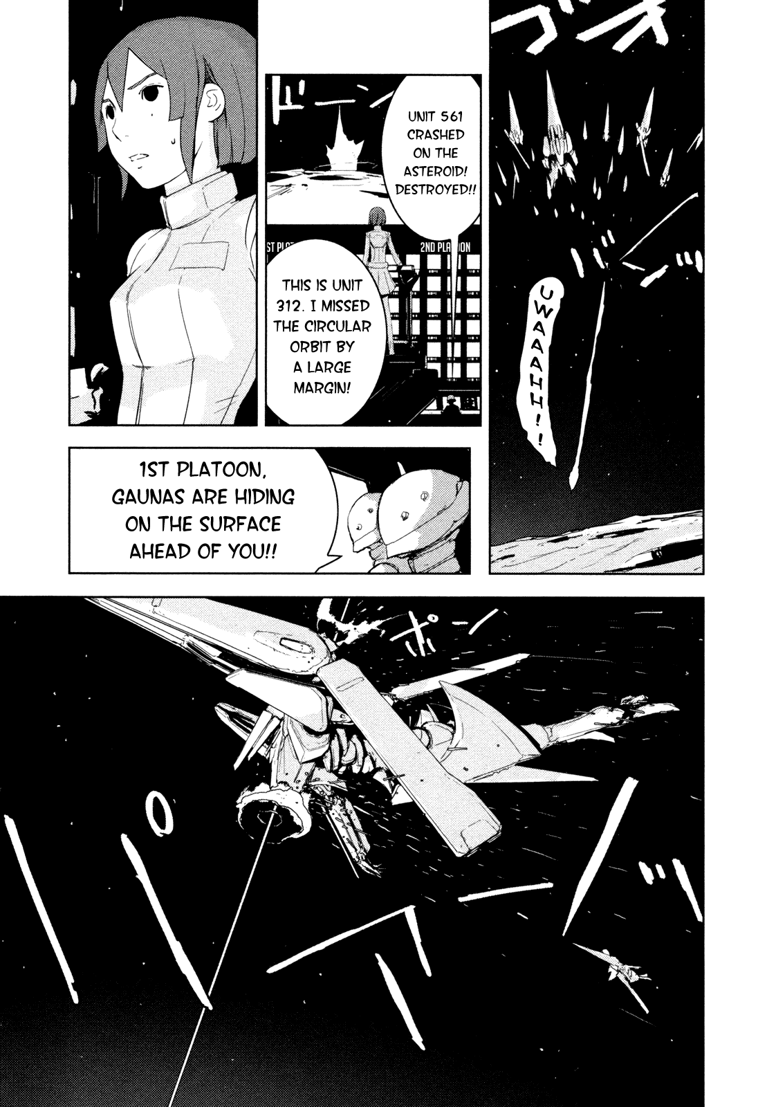 Sidonia no Kishi Chapter 23 page 17 - Chapter 23: Asteroid's Approach