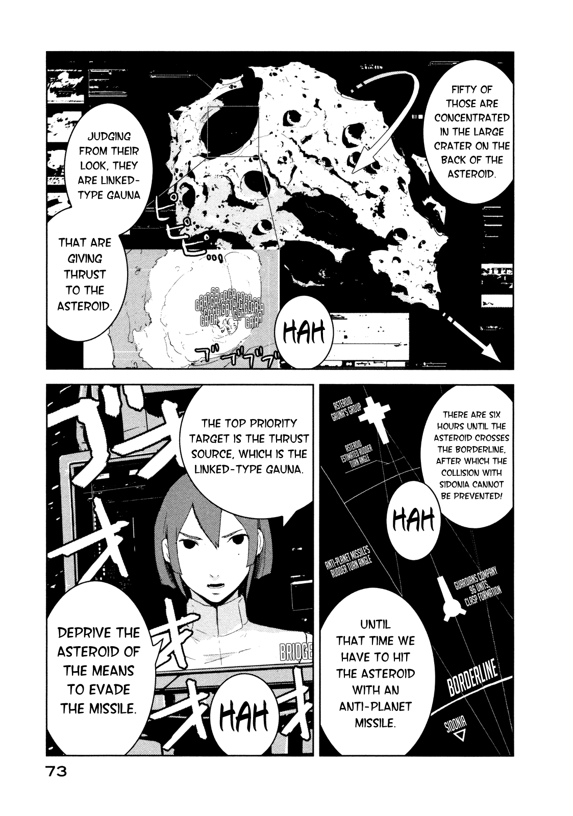 Sidonia no Kishi Chapter 23 page 3 - Chapter 23: Asteroid's Approach