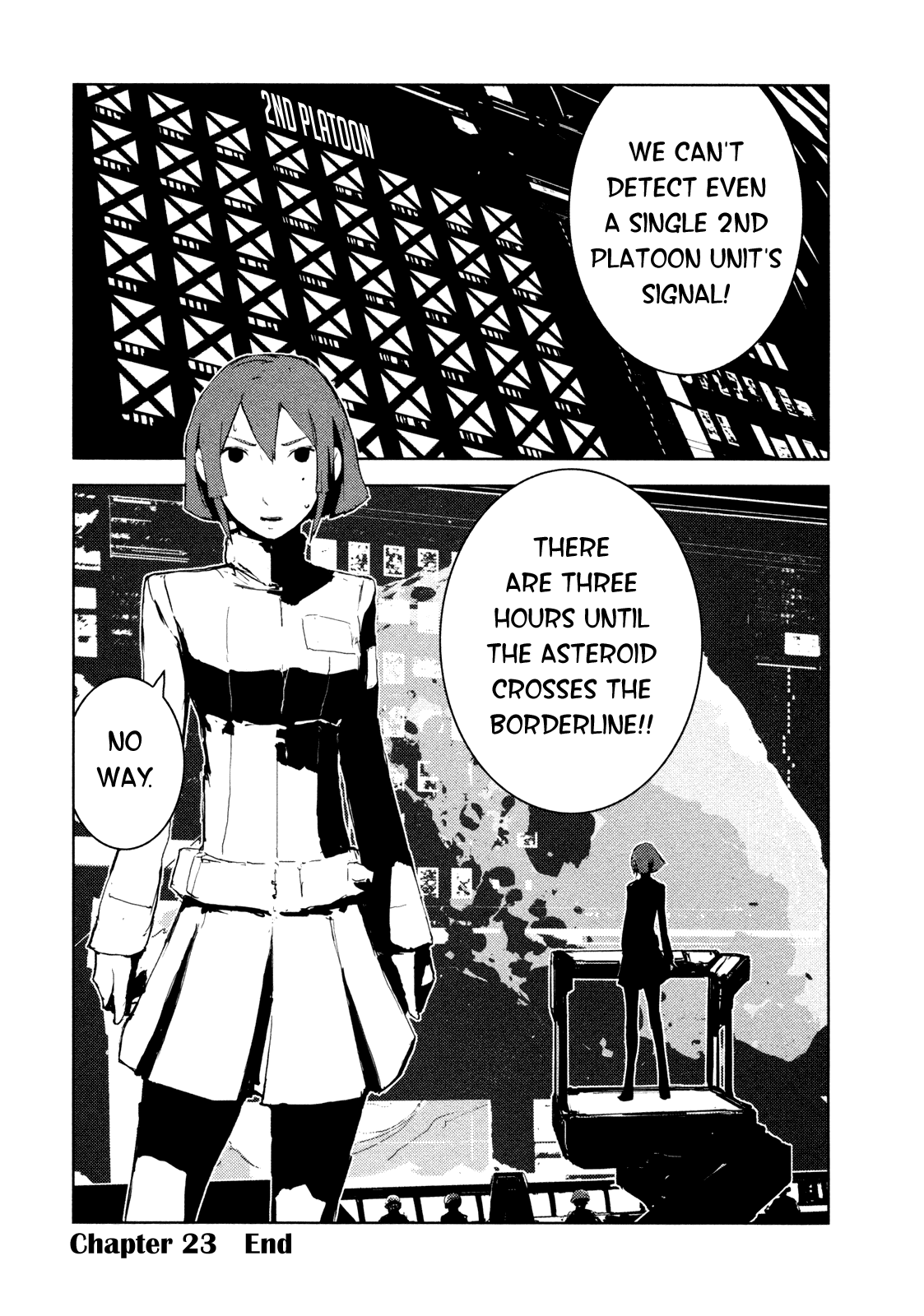 Sidonia no Kishi Chapter 23 page 32 - Chapter 23: Asteroid's Approach