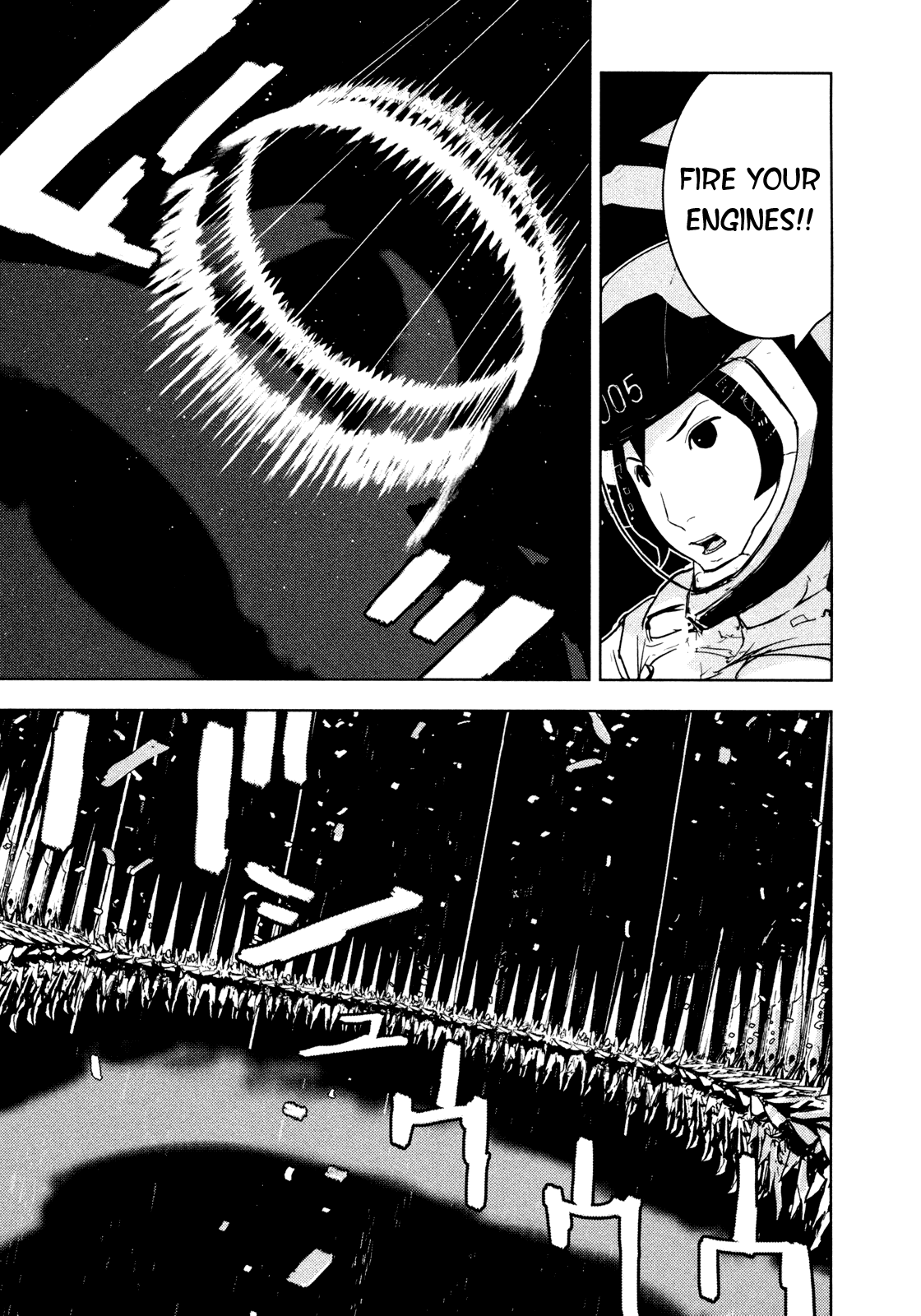 Sidonia no Kishi Chapter 23 page 7 - Chapter 23: Asteroid's Approach