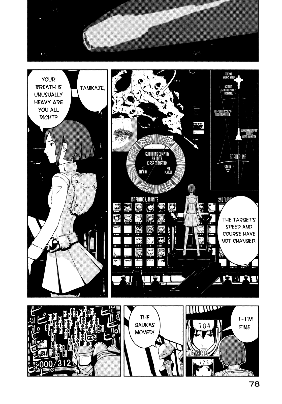 Sidonia no Kishi Chapter 23 page 8 - Chapter 23: Asteroid's Approach
