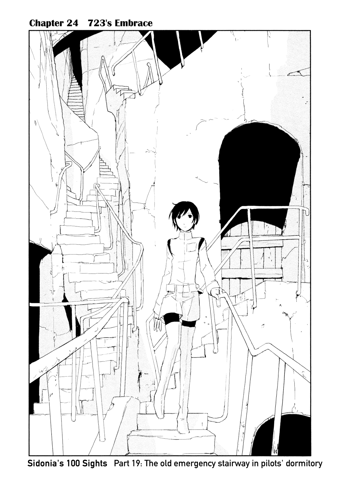 Sidonia no Kishi Chapter 24 page 1 - Chapter 24: 723's Embrace