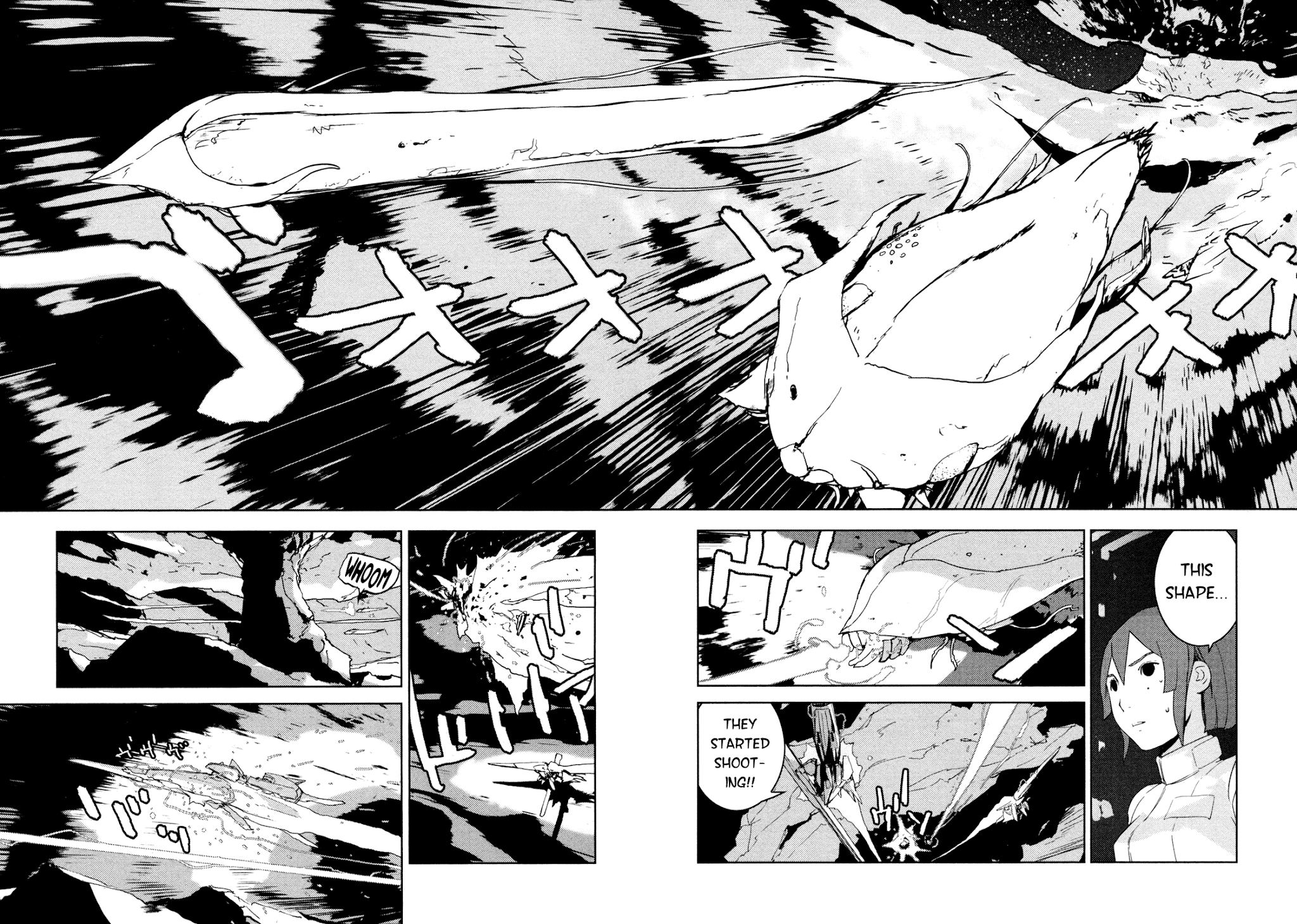Sidonia no Kishi Chapter 24 page 18 - Chapter 24: 723's Embrace