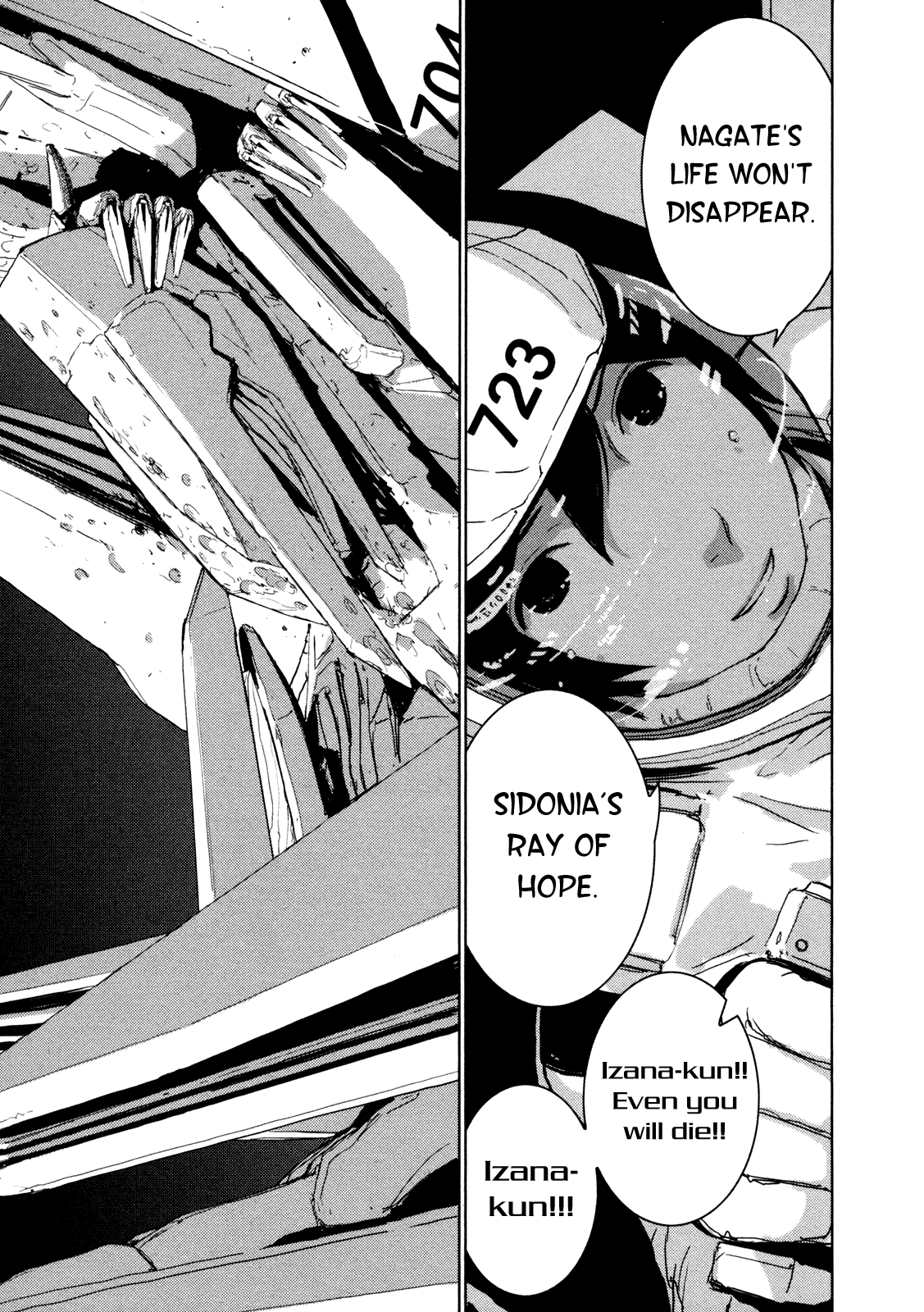 Sidonia no Kishi Chapter 24 page 33 - Chapter 24: 723's Embrace