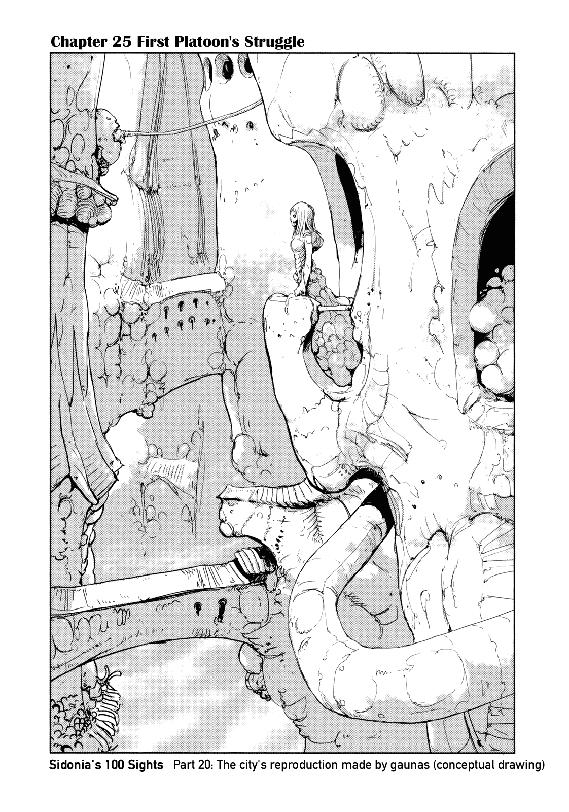 Sidonia no Kishi Chapter 25 page 1 - Chapter 25: First Platoon's Struggle