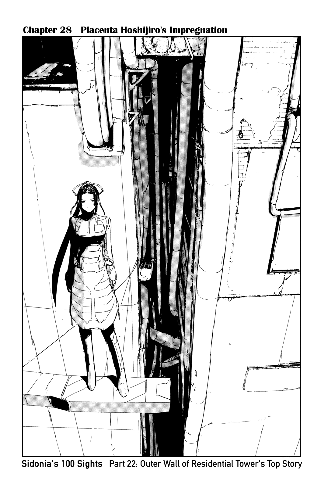 Sidonia no Kishi Chapter 28 page 1 - Chapter 28: Placenta Hoshijiro's Impregnation