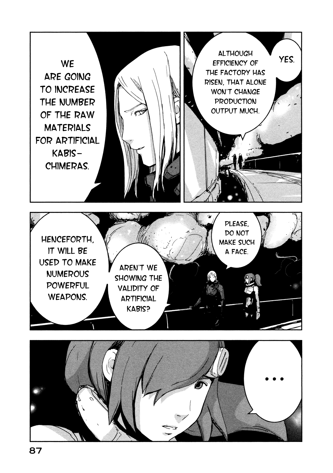 Sidonia no Kishi Chapter 28 page 18 - Chapter 28: Placenta Hoshijiro's Impregnation