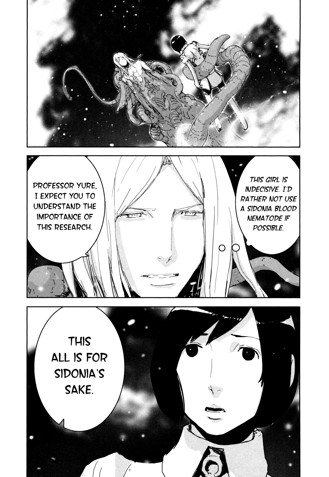 Sidonia no Kishi Chapter 29 page 14 - Chapter 29: Shinatose Yure's Hesitation