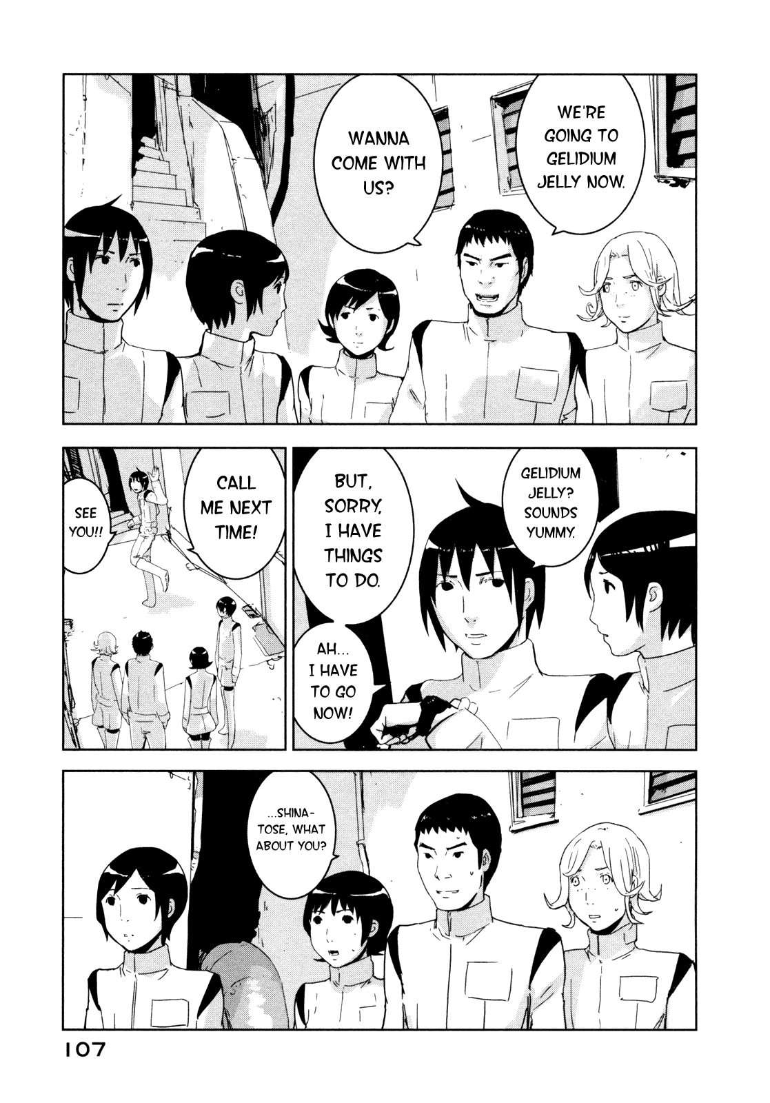 Sidonia no Kishi Chapter 29 page 3 - Chapter 29: Shinatose Yure's Hesitation