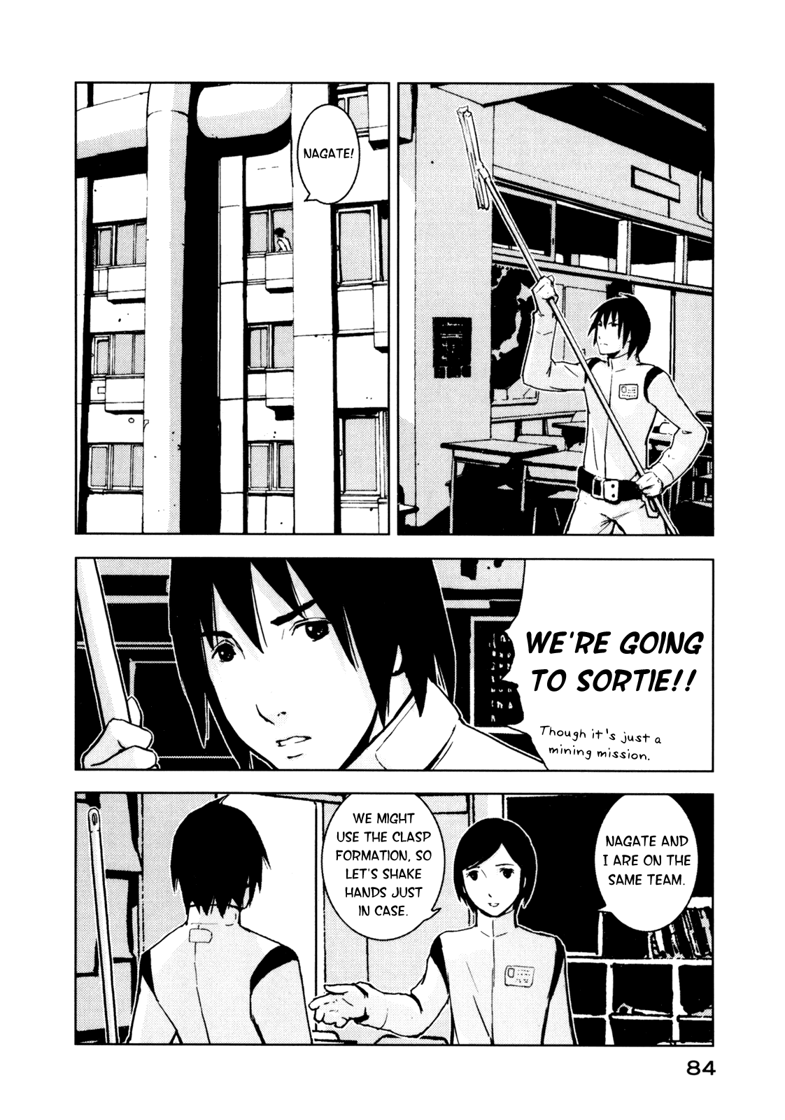 Sidonia no Kishi Chapter 3 page 4 - Chapter 3: Yamano Eiko's Starry Sky