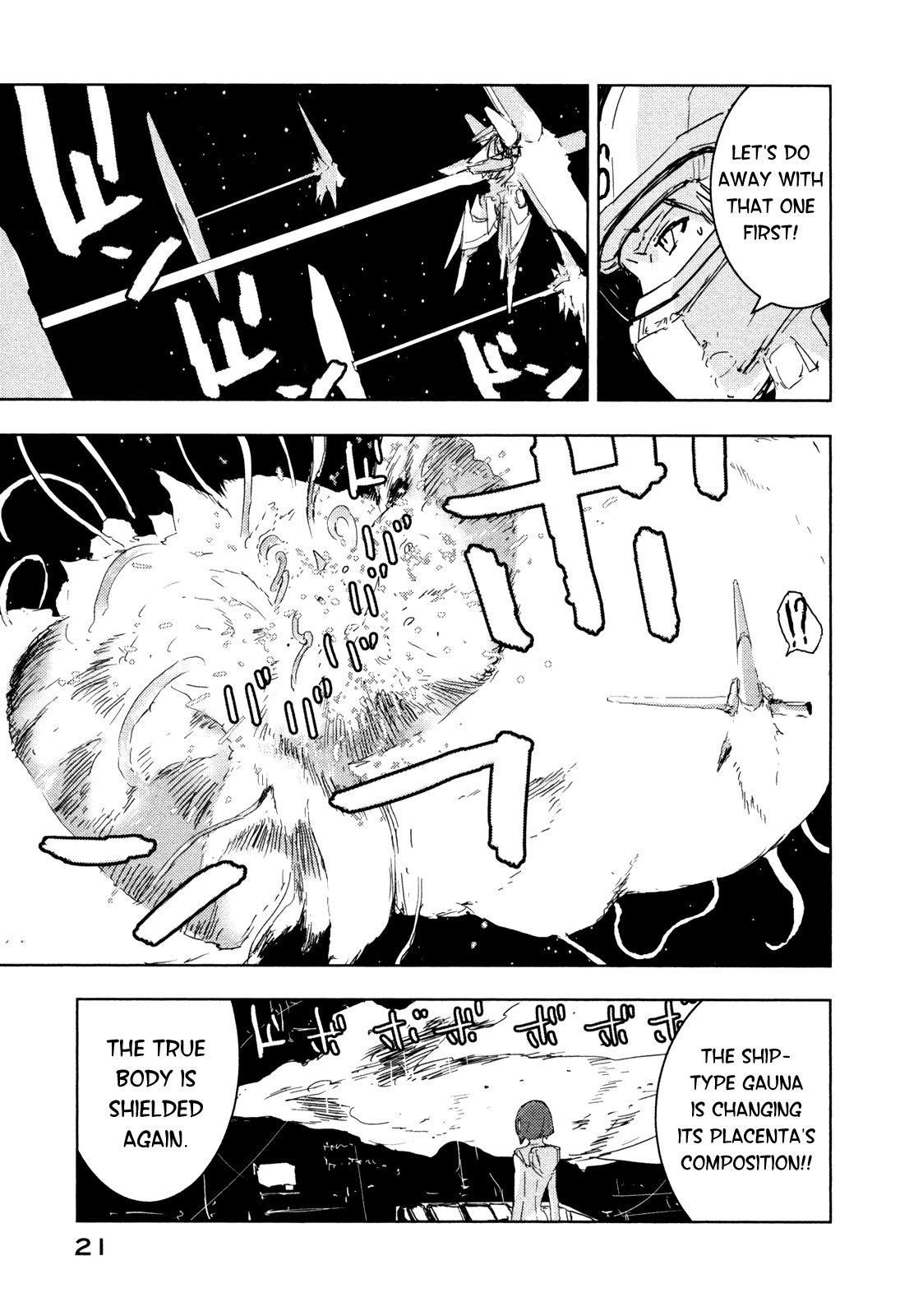 Sidonia no Kishi Chapter 31 page 21 - Chapter 31: Hoshijiro Shizuka's Daughter