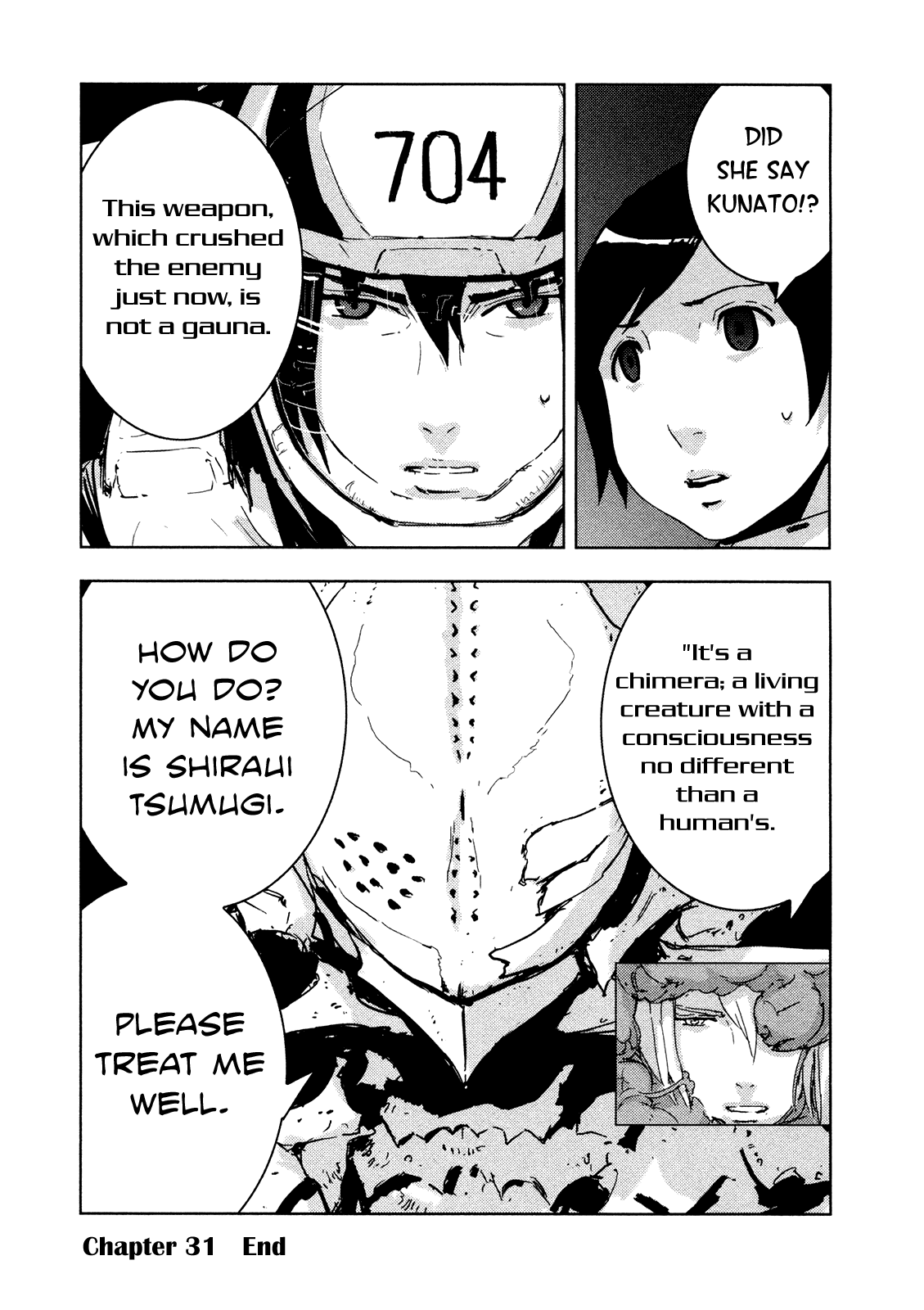 Sidonia no Kishi Chapter 31 page 32 - Chapter 31: Hoshijiro Shizuka's Daughter