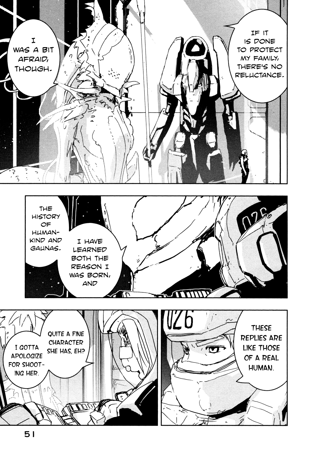 Sidonia no Kishi Chapter 32 page 16 - Chapter 32: Shiraui Tsumugi's Debut