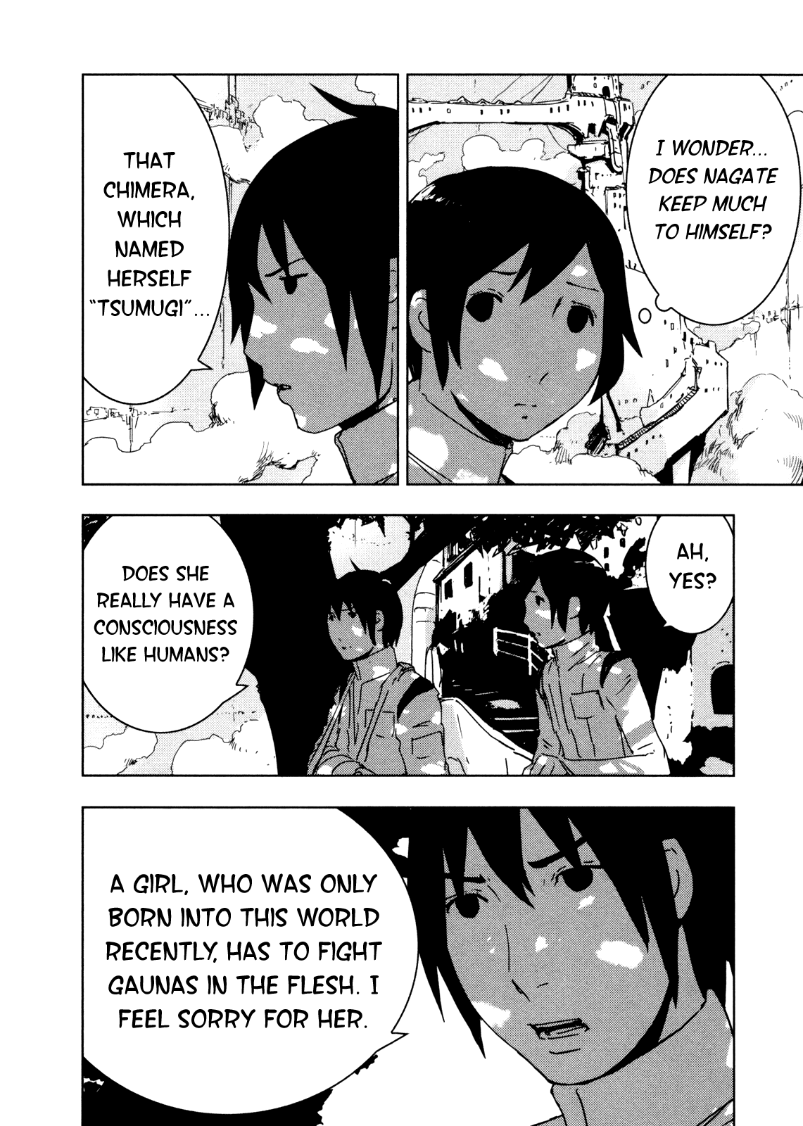 Sidonia no Kishi Chapter 32 page 8 - Chapter 32: Shiraui Tsumugi's Debut