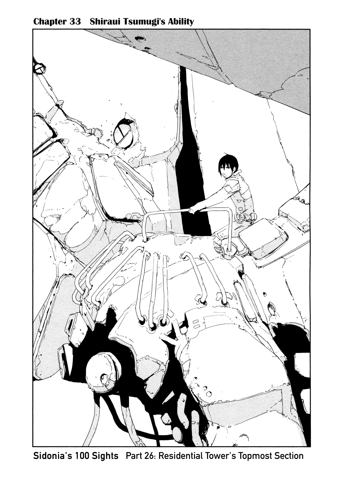 Sidonia no Kishi Chapter 33 page 1 - Chapter 33: Shiraui Tsumugi's Ability