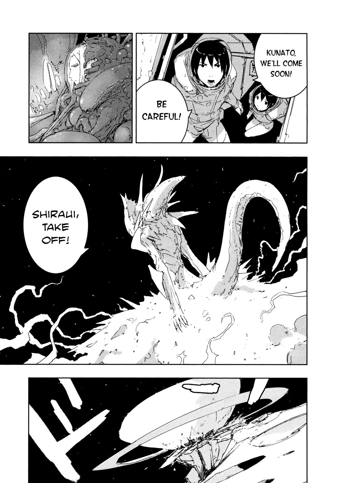 Sidonia no Kishi Chapter 33 page 11 - Chapter 33: Shiraui Tsumugi's Ability