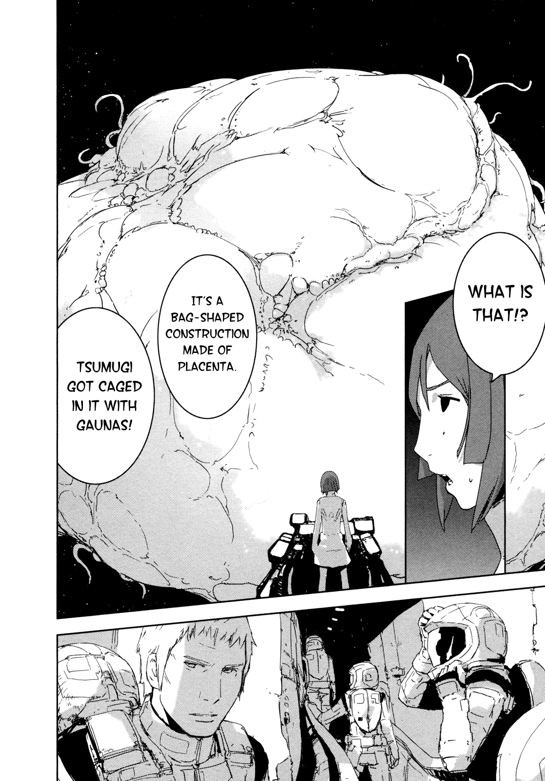 Sidonia no Kishi Chapter 33 page 17 - Chapter 33: Shiraui Tsumugi's Ability