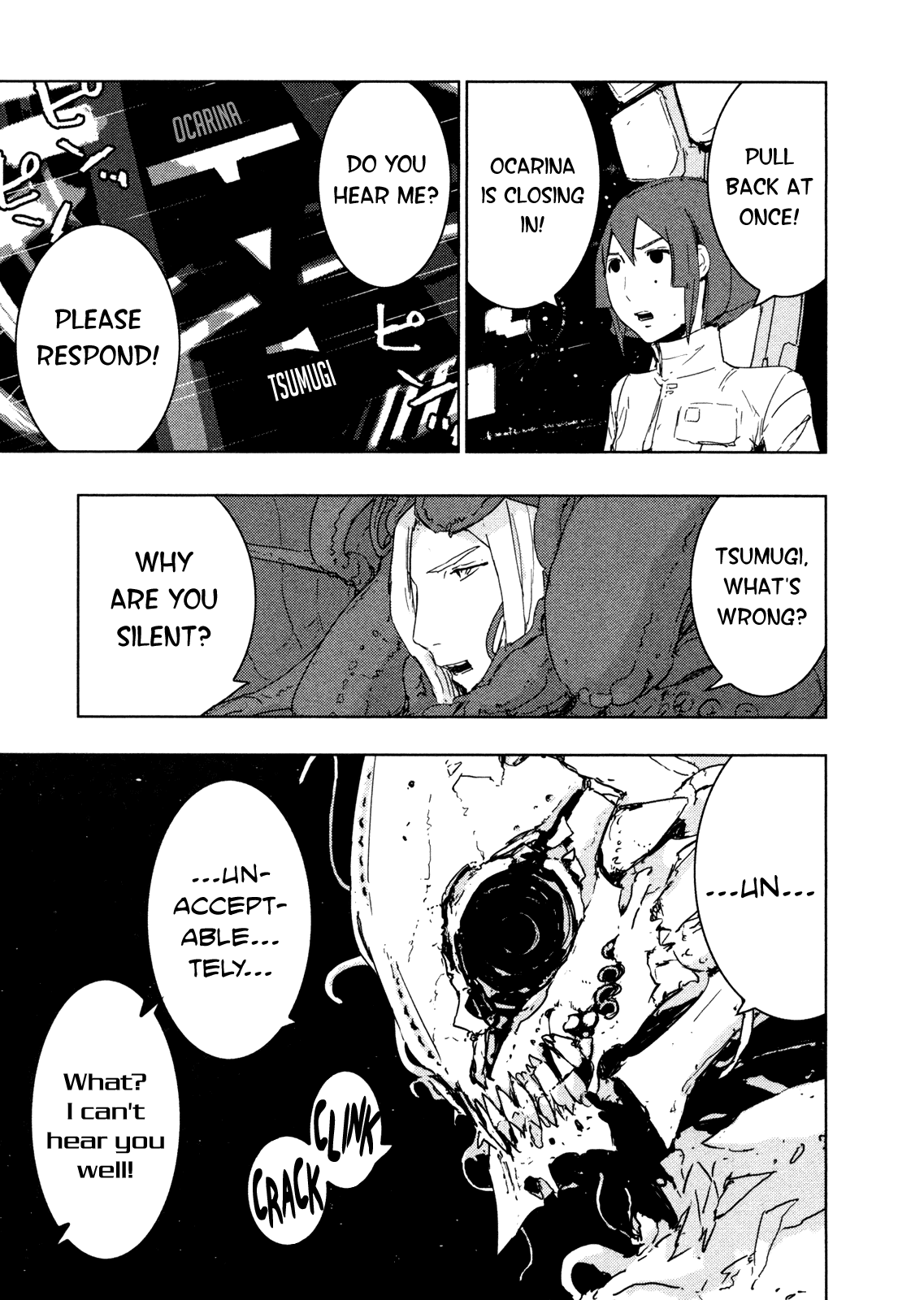 Sidonia no Kishi Chapter 33 page 28 - Chapter 33: Shiraui Tsumugi's Ability