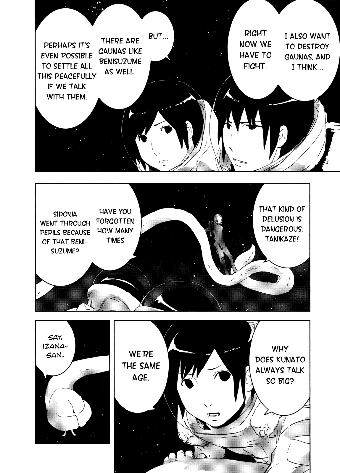 Sidonia no Kishi Chapter 33 page 6 - Chapter 33: Shiraui Tsumugi's Ability