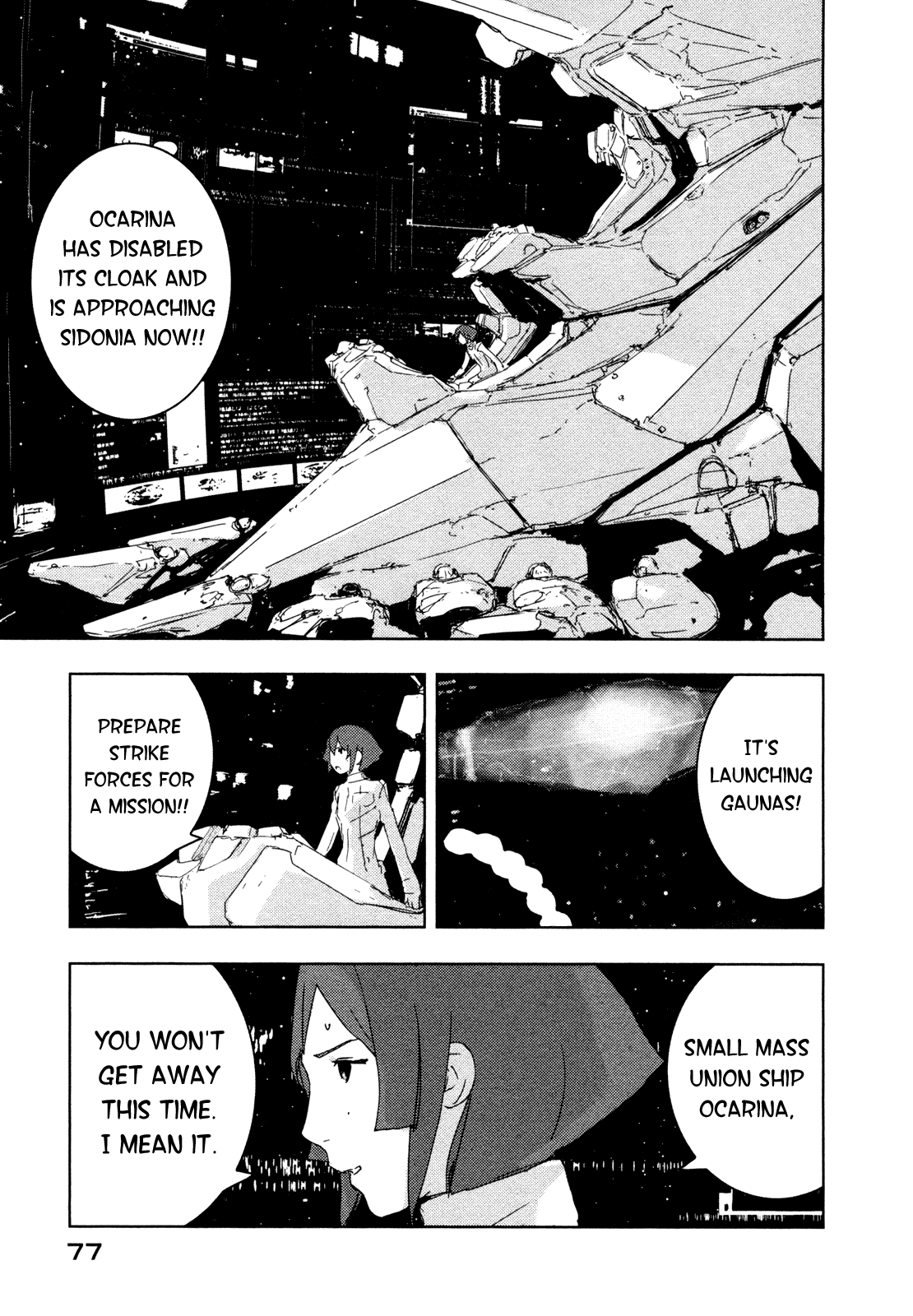 Sidonia no Kishi Chapter 33 page 9 - Chapter 33: Shiraui Tsumugi's Ability