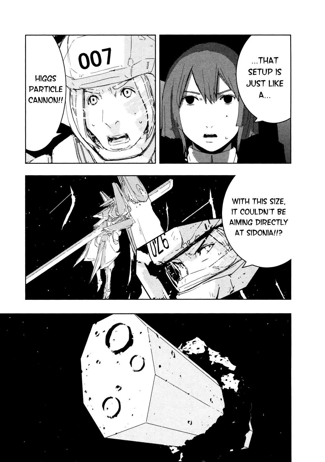 Sidonia no Kishi Chapter 34 page 17 - Chapter 34: Reduction of Ocarina Part 1