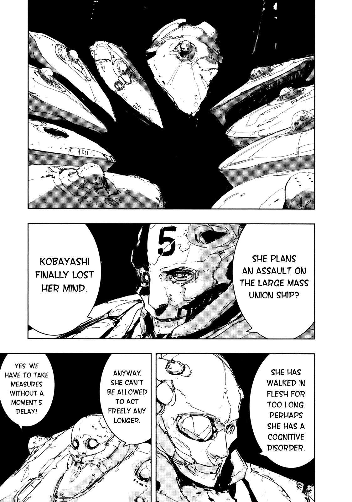 Sidonia no Kishi Chapter 35 page 22 - Chapter 35: Reduction of Ocarina Part 2