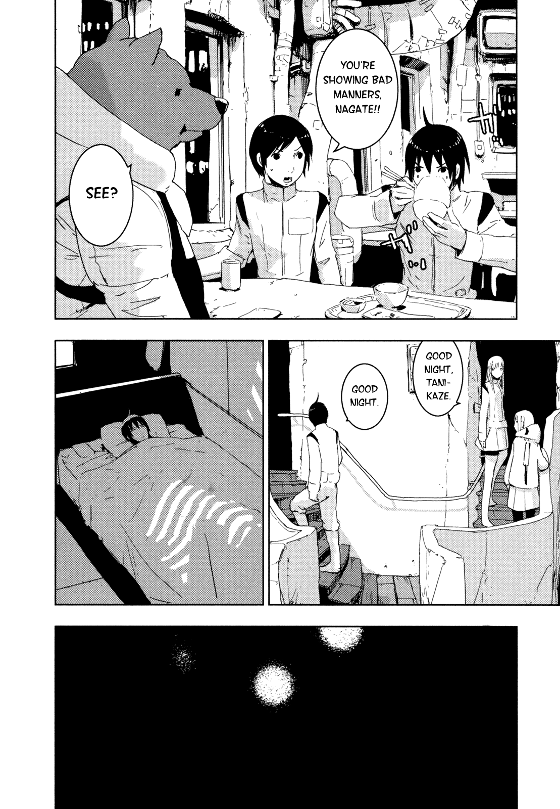 Sidonia no Kishi Chapter 36 page 21 - Chapter 36: Large Mass Union Ship's Rumbling