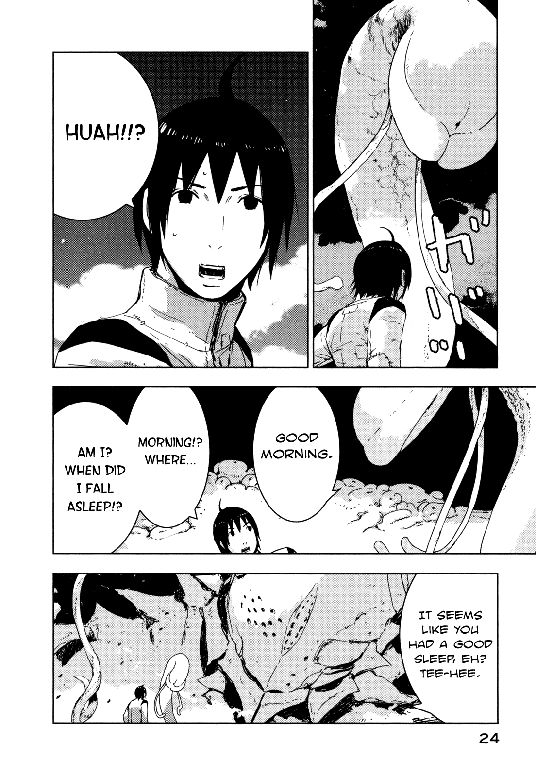 Sidonia no Kishi Chapter 36 page 25 - Chapter 36: Large Mass Union Ship's Rumbling