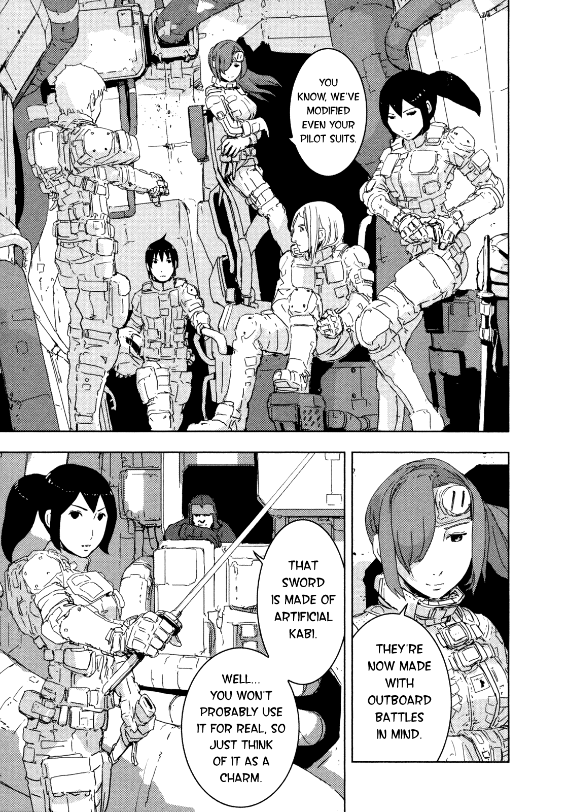 Sidonia no Kishi Chapter 36 page 30 - Chapter 36: Large Mass Union Ship's Rumbling