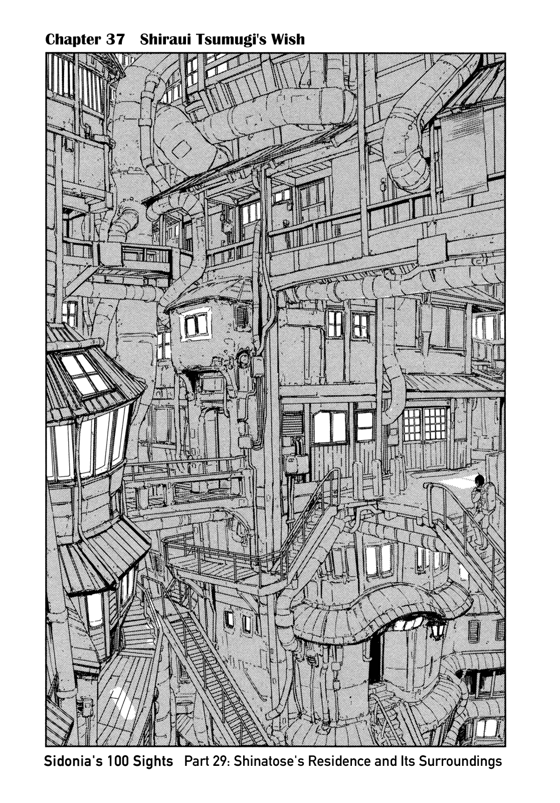 Sidonia no Kishi Chapter 37 page 1 - Chapter 37: Shiraui Tsumugi's Wish