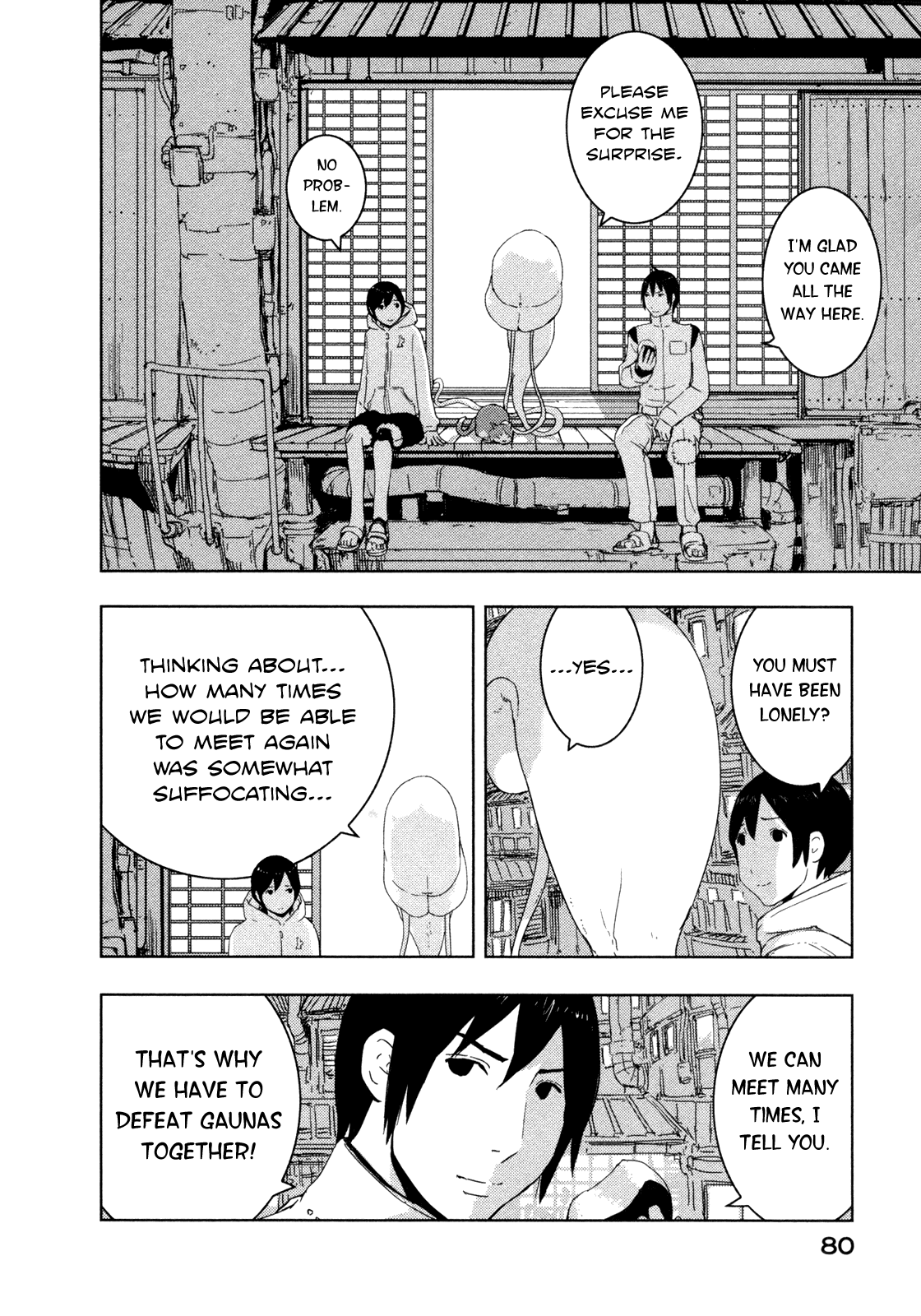 Sidonia no Kishi Chapter 37 page 33 - Chapter 37: Shiraui Tsumugi's Wish