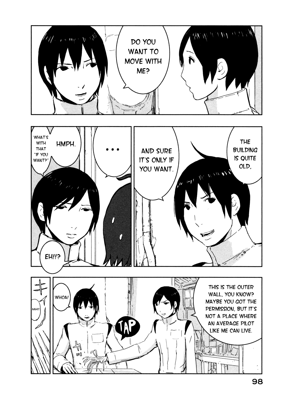Sidonia no Kishi Chapter 38 page 10 - Chapter 38: Shiraui Tsumugi's Yearning