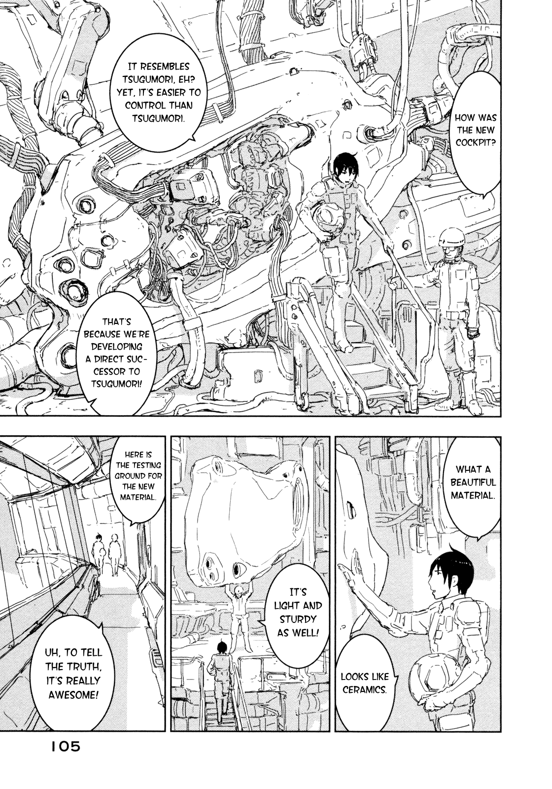 Sidonia no Kishi Chapter 38 page 17 - Chapter 38: Shiraui Tsumugi's Yearning
