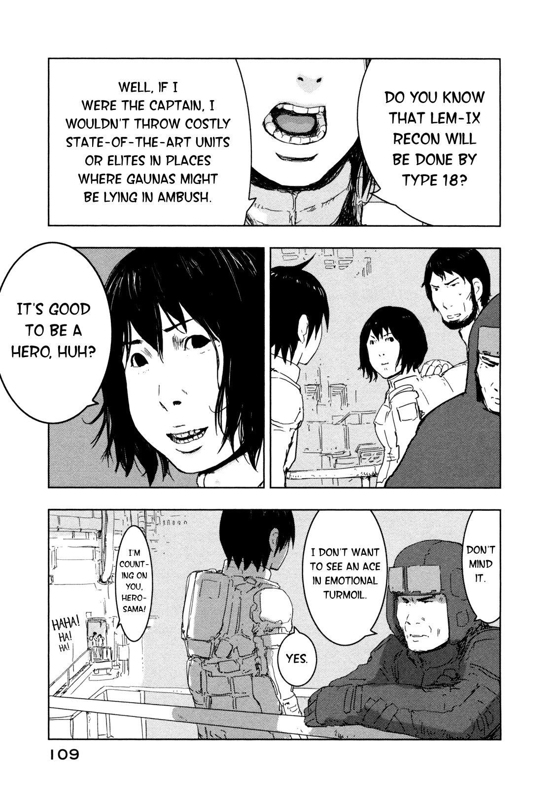Sidonia no Kishi Chapter 38 page 21 - Chapter 38: Shiraui Tsumugi's Yearning