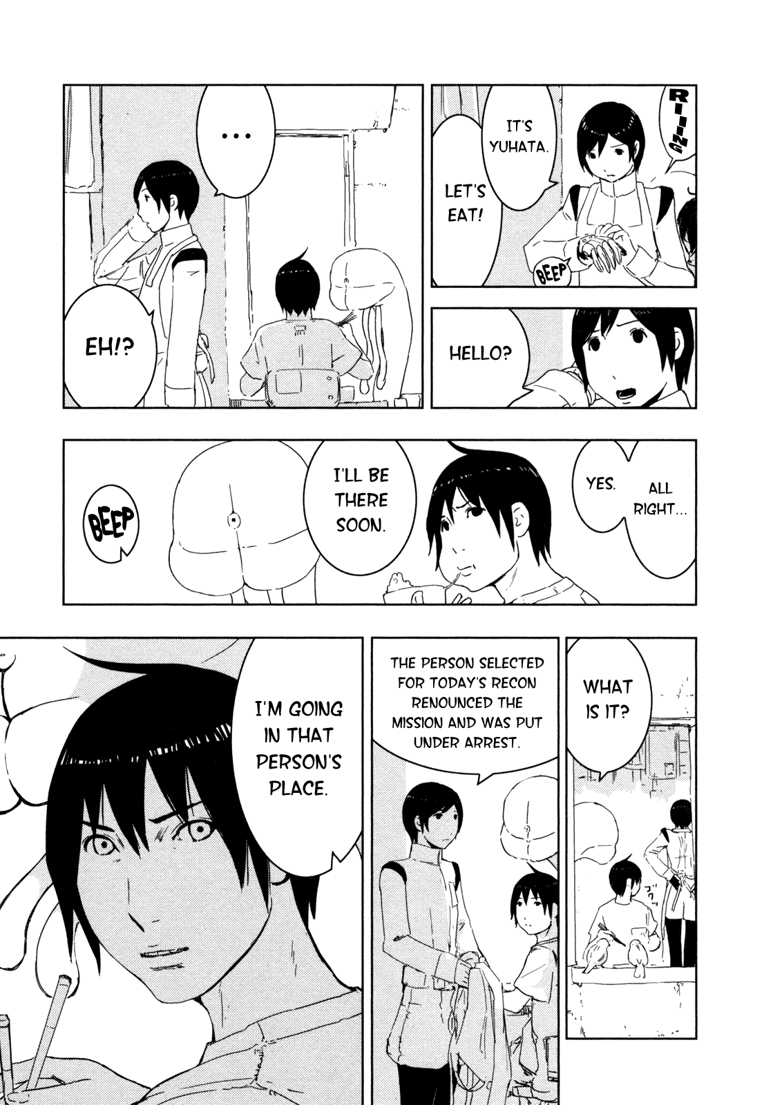 Sidonia no Kishi Chapter 38 page 27 - Chapter 38: Shiraui Tsumugi's Yearning