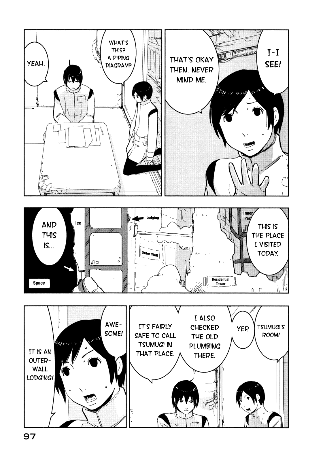 Sidonia no Kishi Chapter 38 page 9 - Chapter 38: Shiraui Tsumugi's Yearning