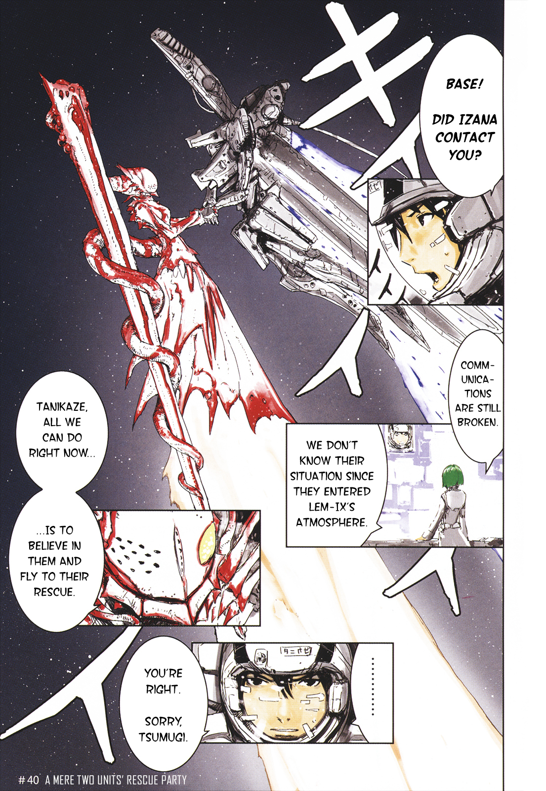 Sidonia no Kishi Chapter 40 page 3 - Chapter 40: Mere Two Units' Rescue Party