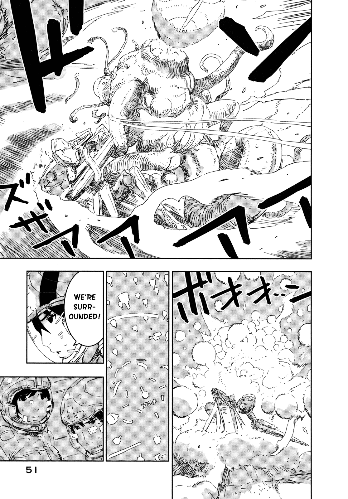 Sidonia no Kishi Chapter 41 page 12 - Chapter 41: Tanikaze Nagate's Land Battle