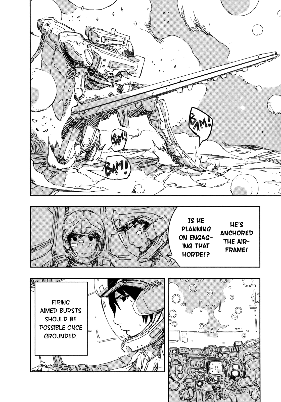 Sidonia no Kishi Chapter 41 page 13 - Chapter 41: Tanikaze Nagate's Land Battle