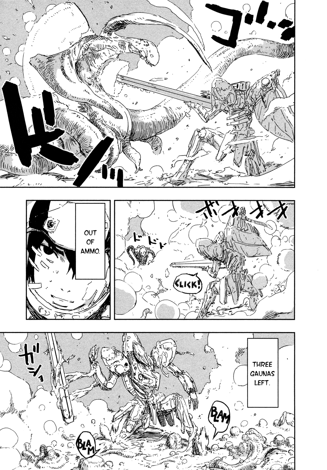 Sidonia no Kishi Chapter 41 page 16 - Chapter 41: Tanikaze Nagate's Land Battle