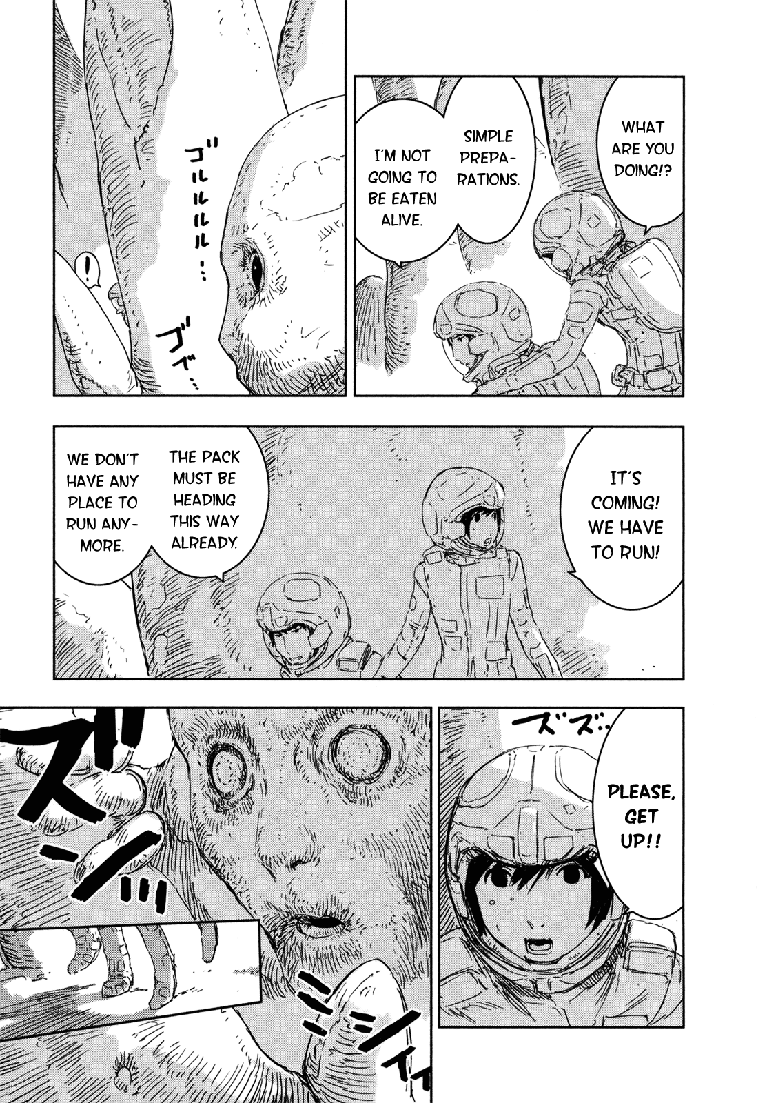 Sidonia no Kishi Chapter 41 page 4 - Chapter 41: Tanikaze Nagate's Land Battle