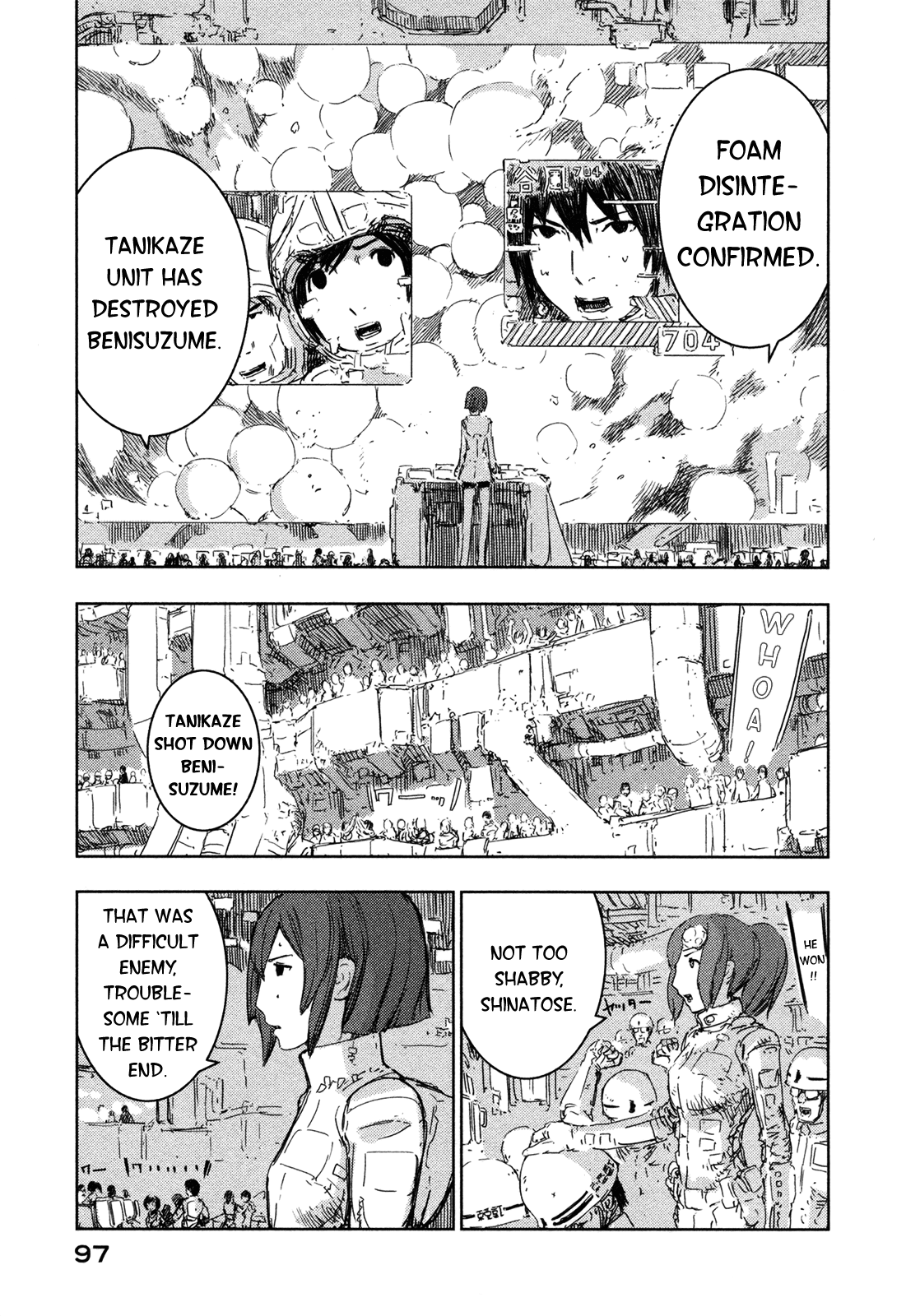 Sidonia no Kishi Chapter 42 page 14 - Chapter 42: Hoshijiro Shizuka's Image