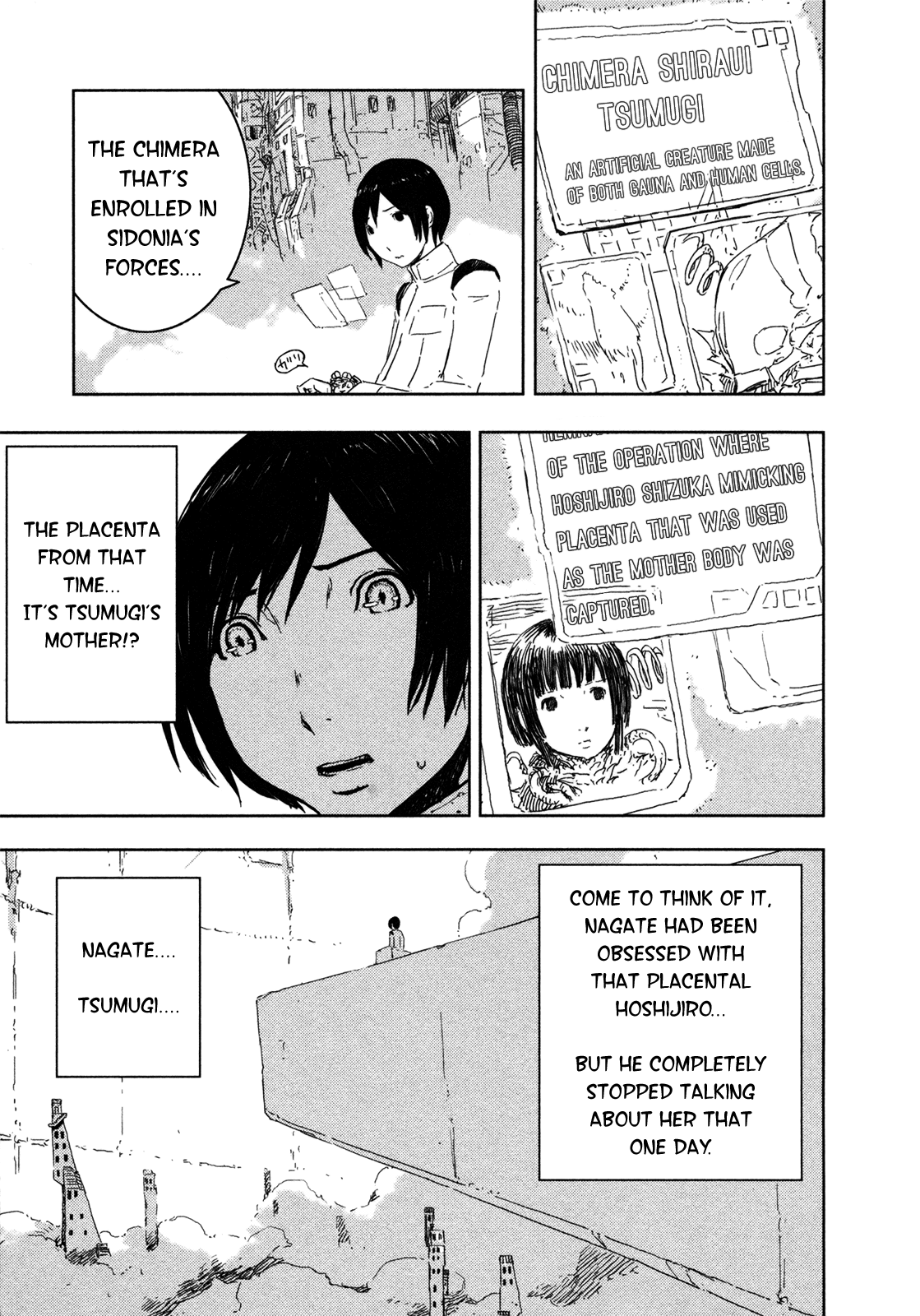 Sidonia no Kishi Chapter 42 page 28 - Chapter 42: Hoshijiro Shizuka's Image