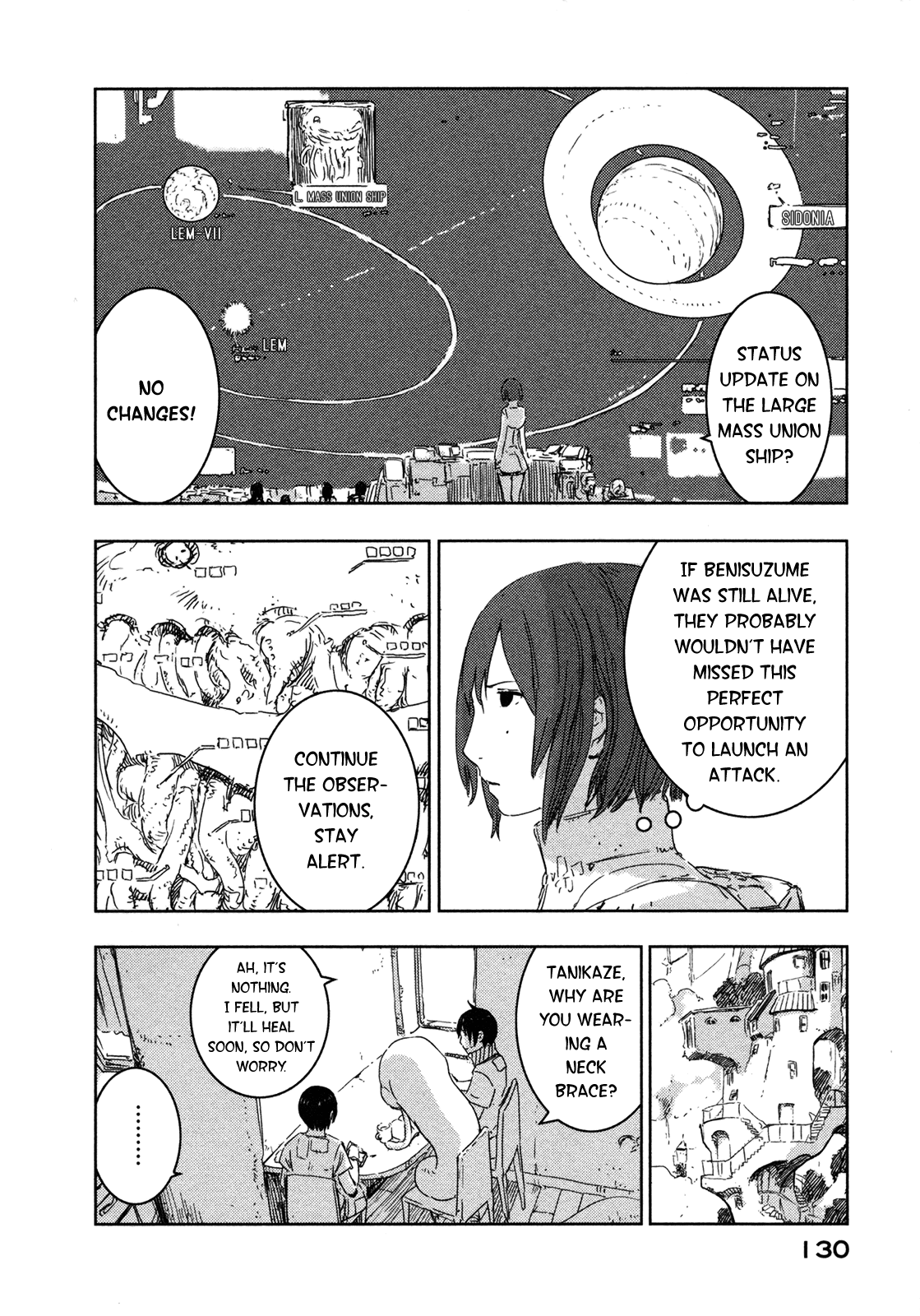 Sidonia no Kishi Chapter 43 page 8 - Chapter 43: Pilot Tsuruuchi's Melancholy