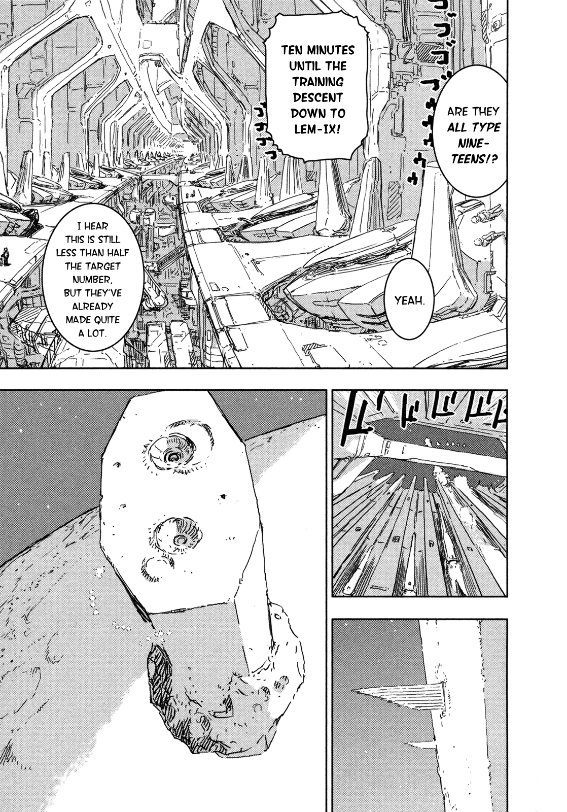 Sidonia no Kishi Chapter 43 page 9 - Chapter 43: Pilot Tsuruuchi's Melancholy