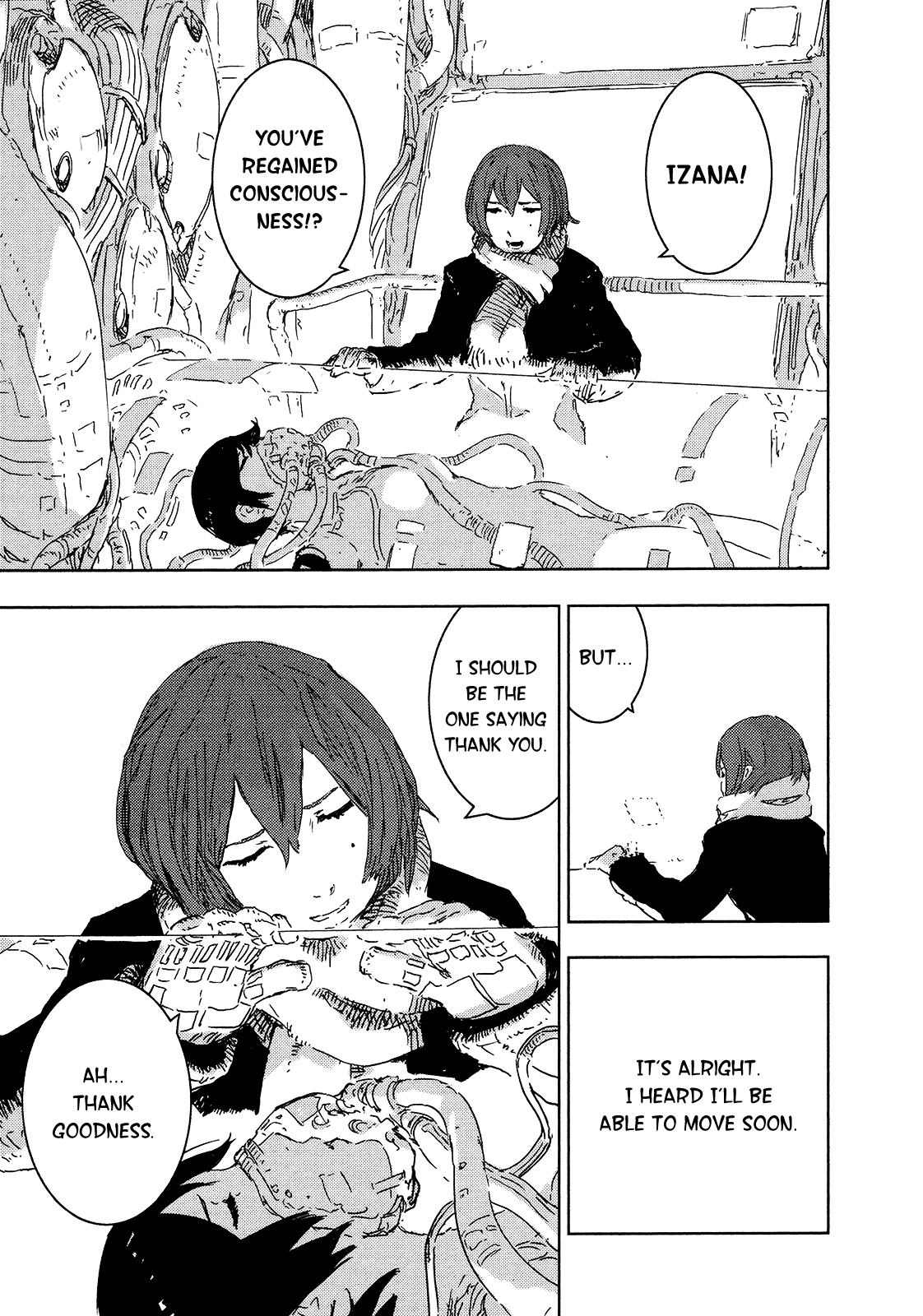 Sidonia no Kishi Chapter 45 page 13 - Chapter 45: The Honoka Sisters' House Search
