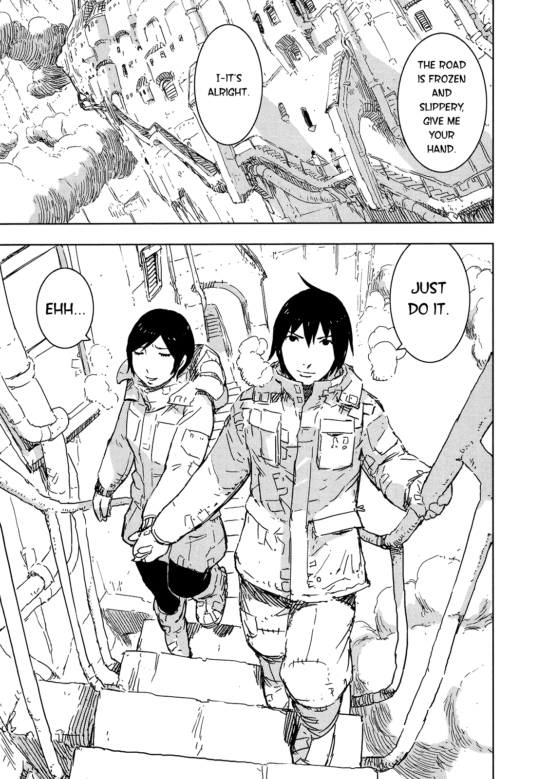 Sidonia no Kishi Chapter 45 page 17 - Chapter 45: The Honoka Sisters' House Search