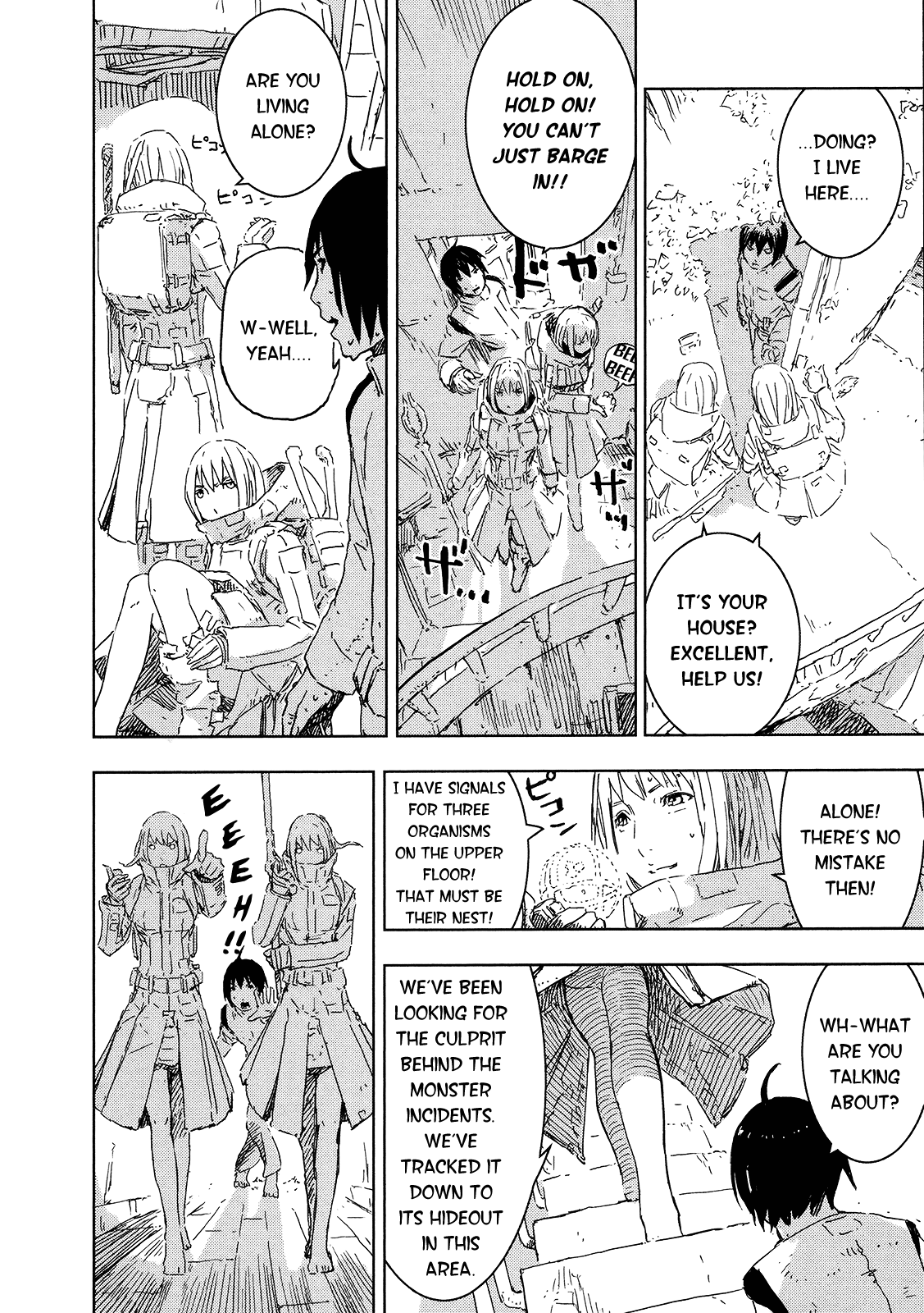 Sidonia no Kishi Chapter 45 page 24 - Chapter 45: The Honoka Sisters' House Search