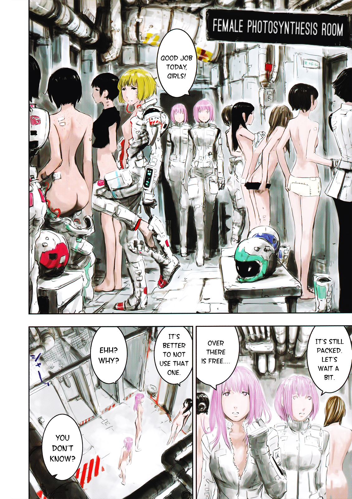 Sidonia no Kishi Chapter 45 page 6 - Chapter 45: The Honoka Sisters' House Search